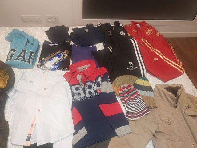 Lote ropa niño 7 - 8 años invierno 21 prendas