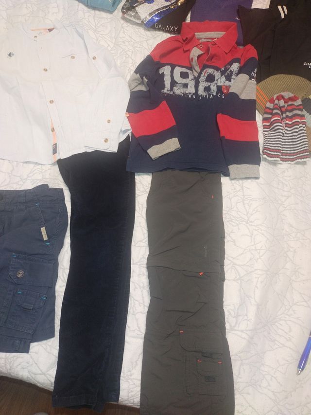 Lote ropa niño 7 - 8 años invierno 21 prendas