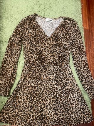 vestido animal print
