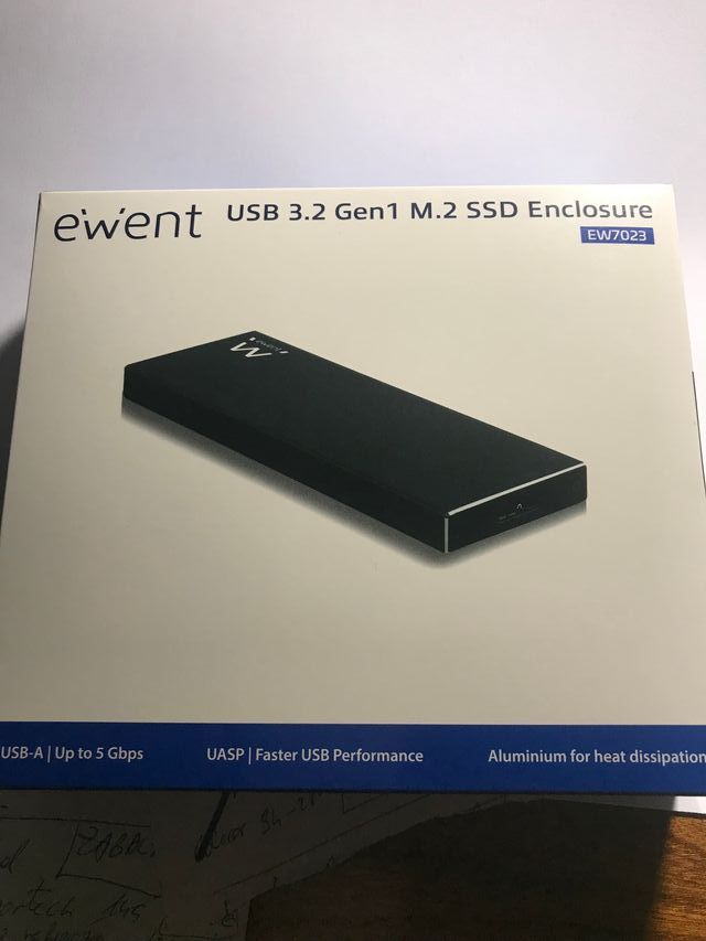 CARCASA M.2 SSD SATA EWENT EW7023