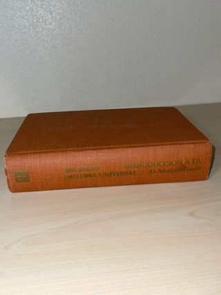 Libro “Introducción Historia Univ” (Al-Muqaddimah)