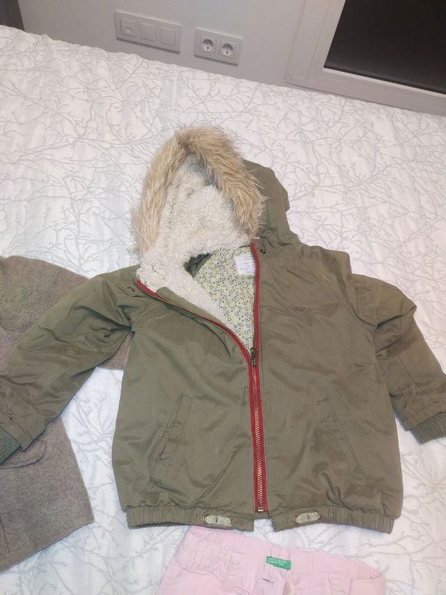 Lote abrigos y otros 3 - 4 años niña inv