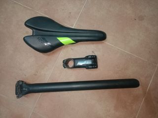 Potencia y sillín.
