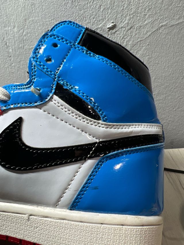 Jordan 1 Retro High Fearless azul rojo talla 43