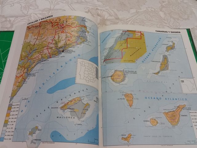 Atlas didáctico antiguo