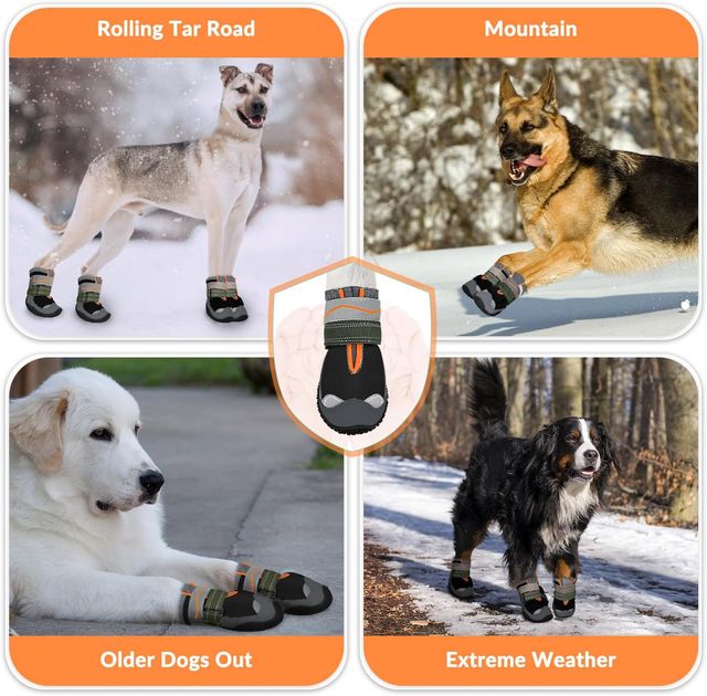 Zapatos para perro con suela antideslizante