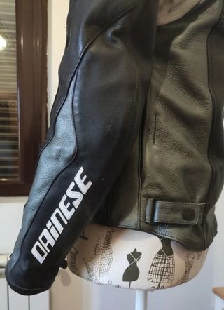 Cazadora moto piel Dainese lady mujer.tall 40unaS