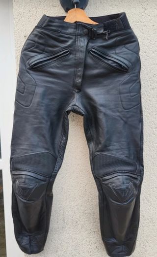 Pantalon de moto piel para mujer Dainese talla 44