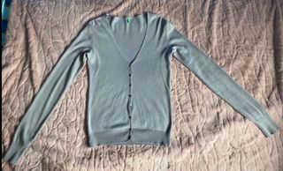 Cárdigan gris de mujer