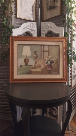 SOLO HOY Cuadro jarrón magenta