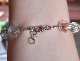 Bracciale perle e argento
