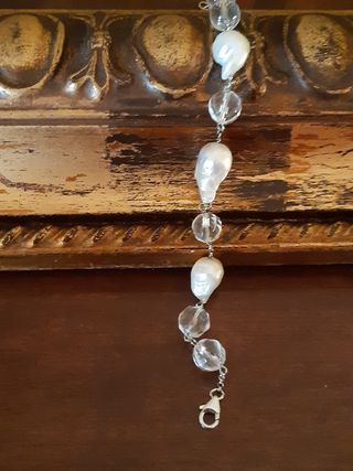Bracciale perle e argento