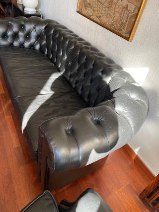 Sofá Chester de piel 3 plazas