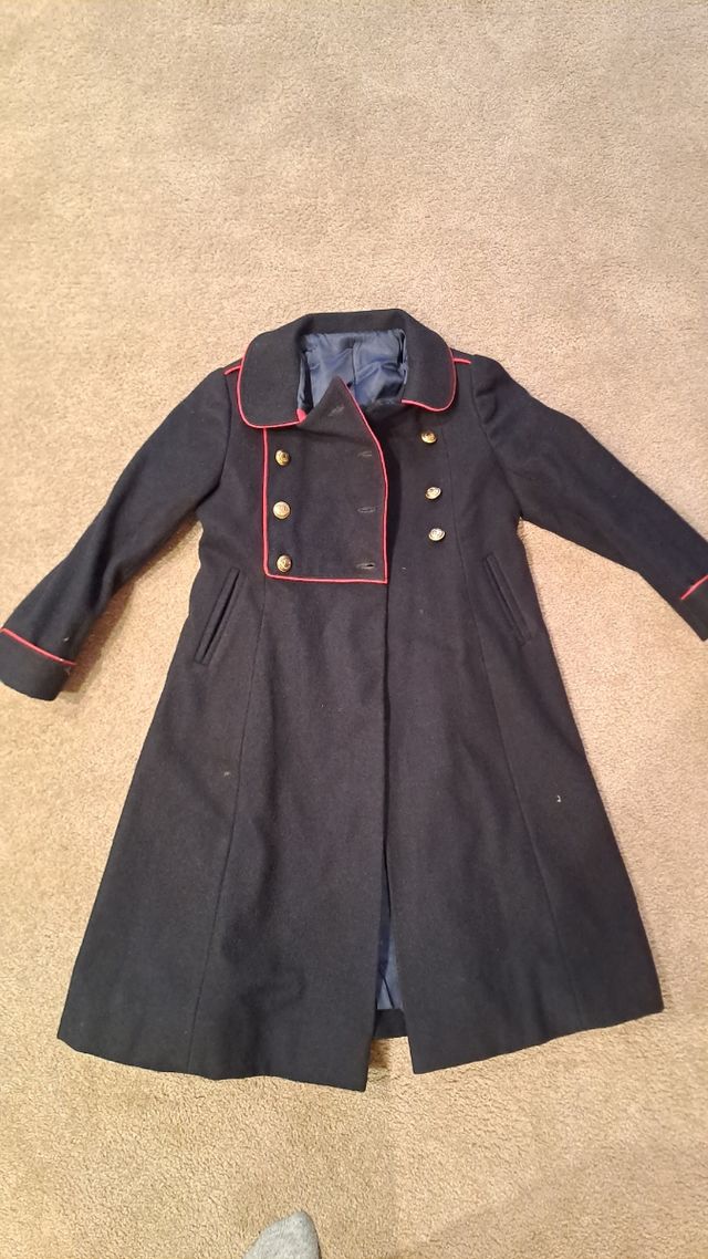 Abrigo marinero lana talla 8
