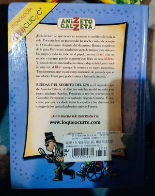 Libro infantil interactivo Anizeto Calzetas