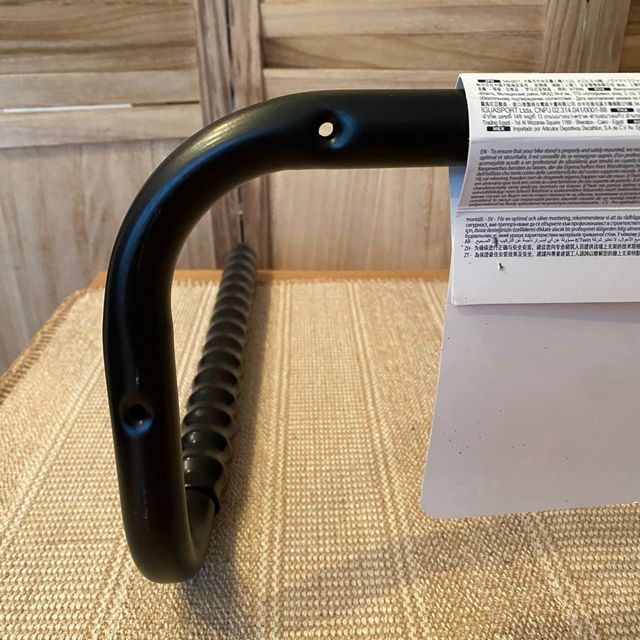 Soporte pared para dos bicicletas.