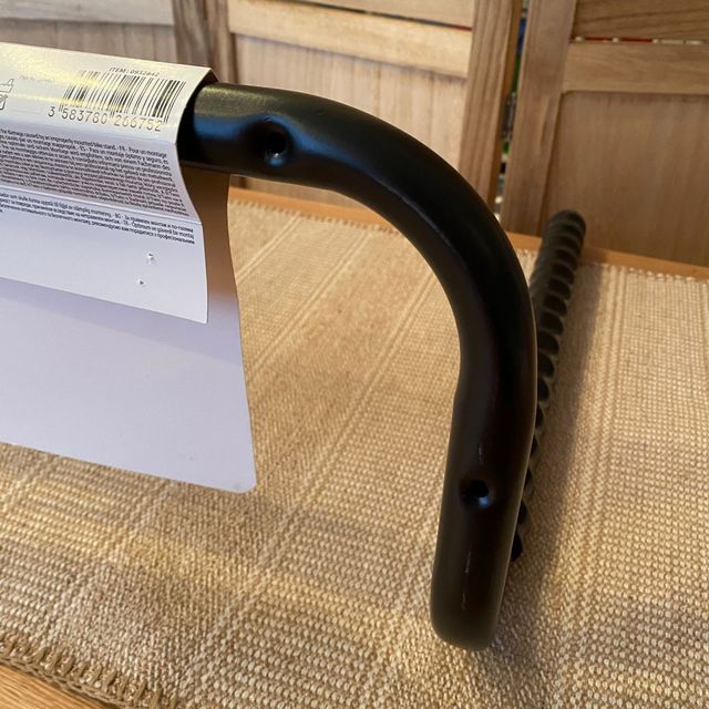 Soporte pared para dos bicicletas.