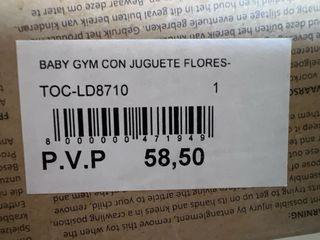 Gimnasio de bebé Little Dutch. En su caja original