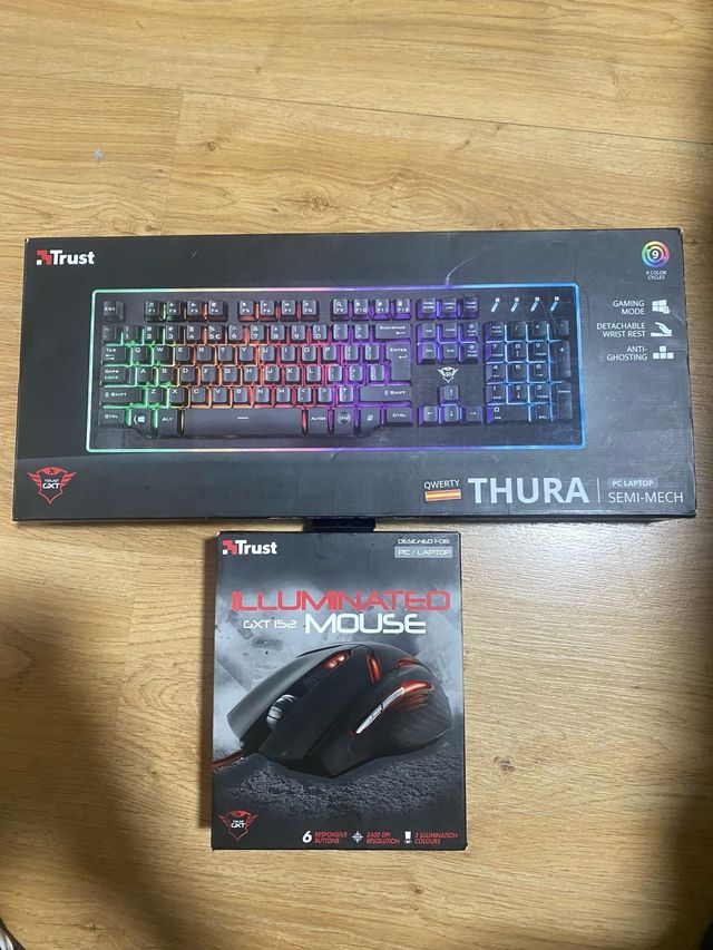 Teclado y raton Trust