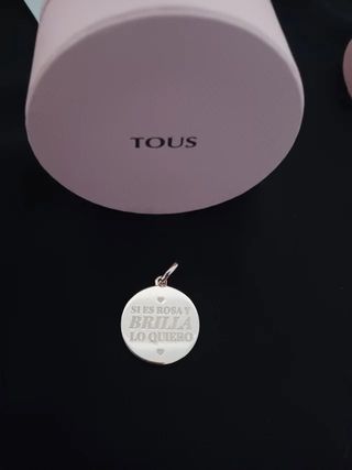 Colgantes TOUS oro rosa sobre plata
