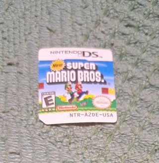 Juego Super Mario Bros USA solo etiqueta