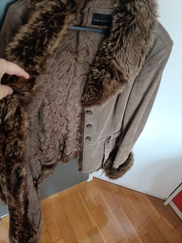 Abrigo piel