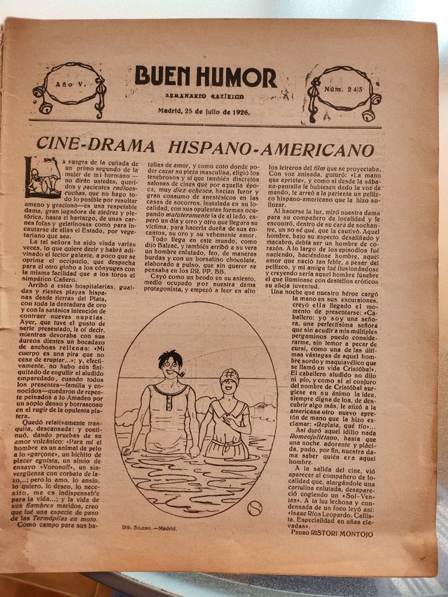 BUEN HUMOR. Semanario Satirico.1926