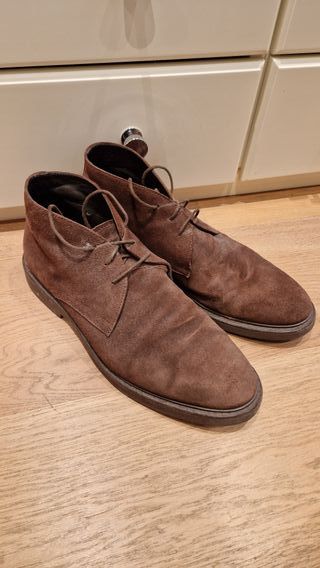 Zapato / Botin Safari Marron Massimo Dutti