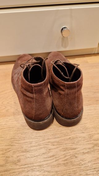 Zapato / Botin Safari Marron Massimo Dutti