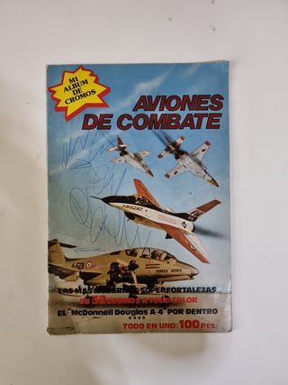 Album cromos Aviones de combate