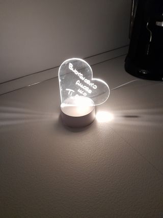 Lavagna a led luminosa riscrivibile