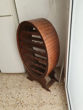 Bottigliere in legno per botti