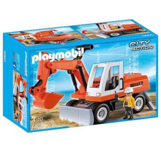Excavadora playmobil