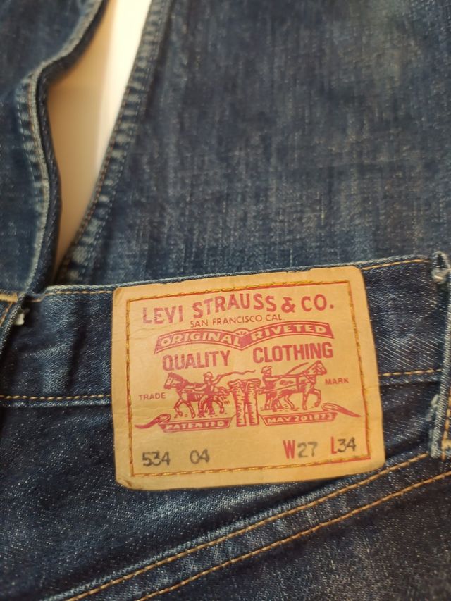 Vaqueros Levi Strauss 534 Mujer Talla 34