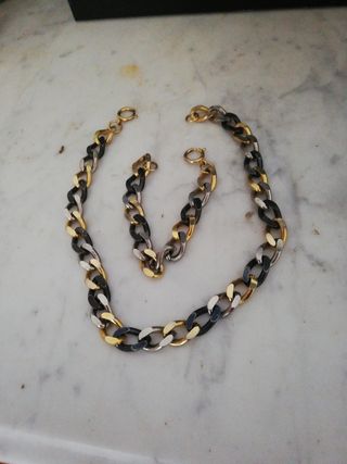 Gargantilla y pulsera Vintage