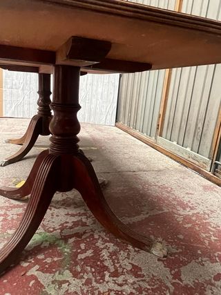 Mesa salón comedor antigua de madera