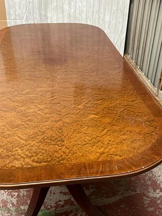 Mesa salón  comedor antigua de madera