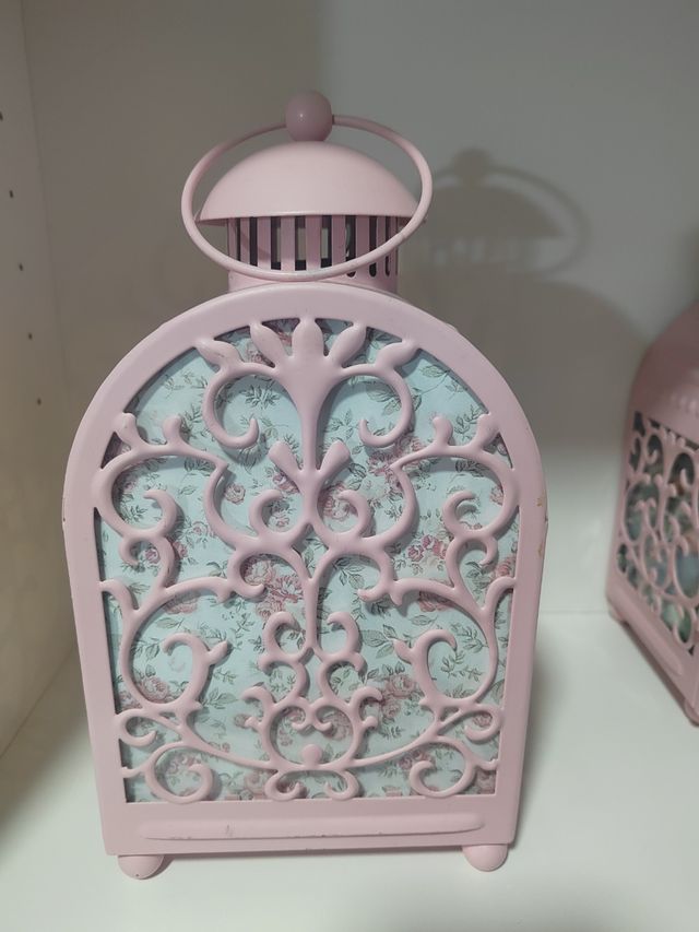 Farol con miniaturas