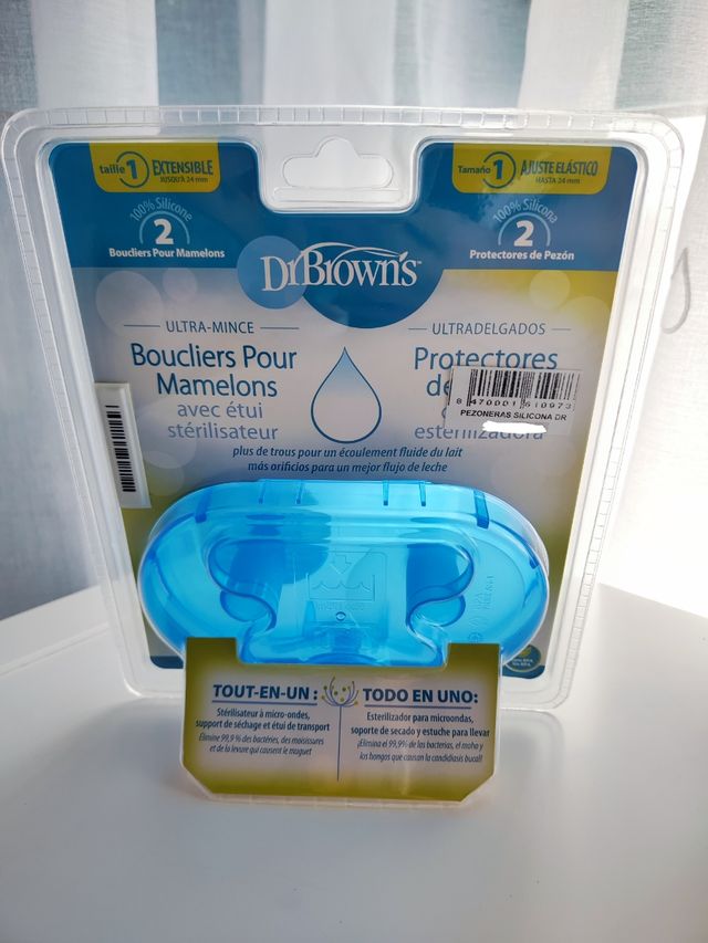 Pezoneras lactancia sin abrir, precinto original