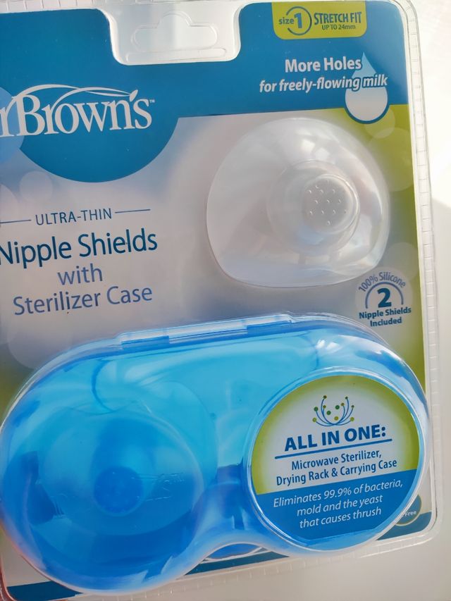 Pezoneras lactancia sin abrir, precinto original