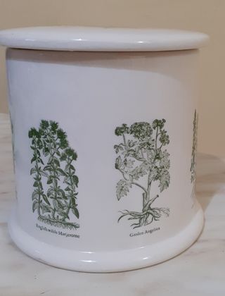Barattolo ceramica the old Herbal
