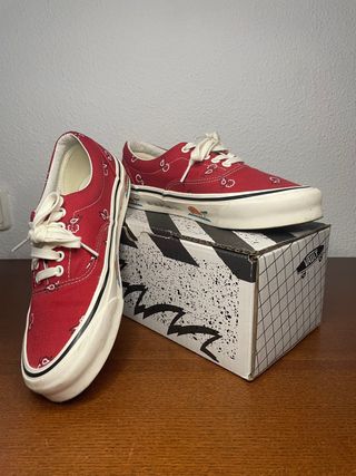 Bambas Vans Era rojo bandana 40.5