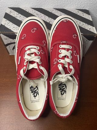 Bambas Vans Era rojo bandana 40.5