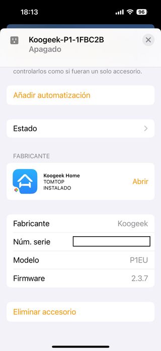 ENCHUFE WIFI HOMEKIT - KOOGEEK SMART PLUG P1EU