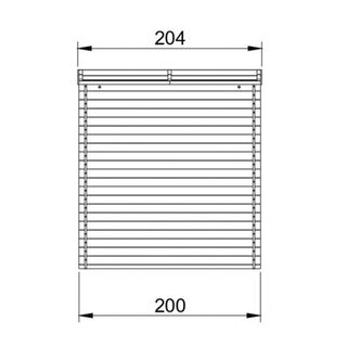 Caseta Madera Techo plano. 19 mm, 2x2 m, 4 m²