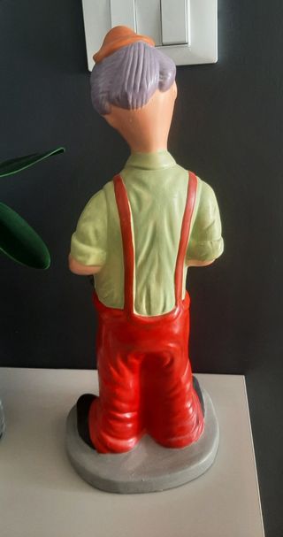 Statua pagliaccio porcellana