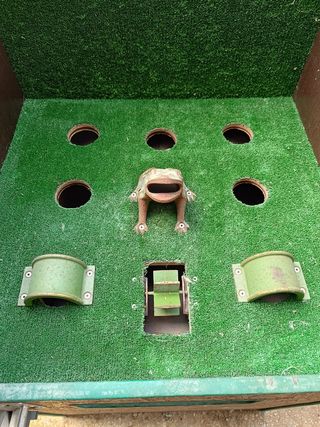 Antiguo juego de la rana