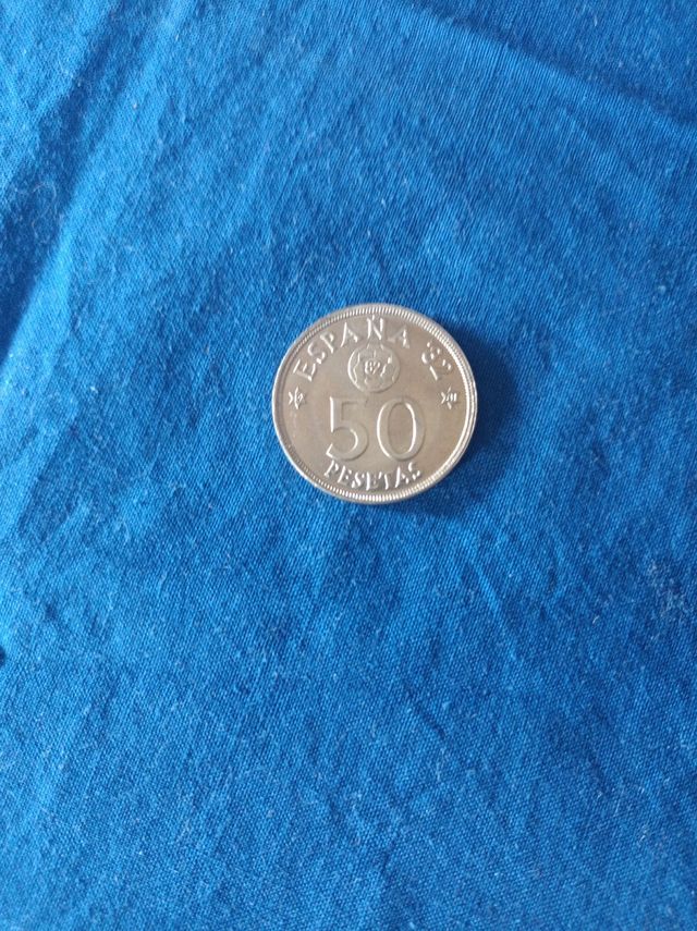 Moneda 50 pesetas mundial 82
