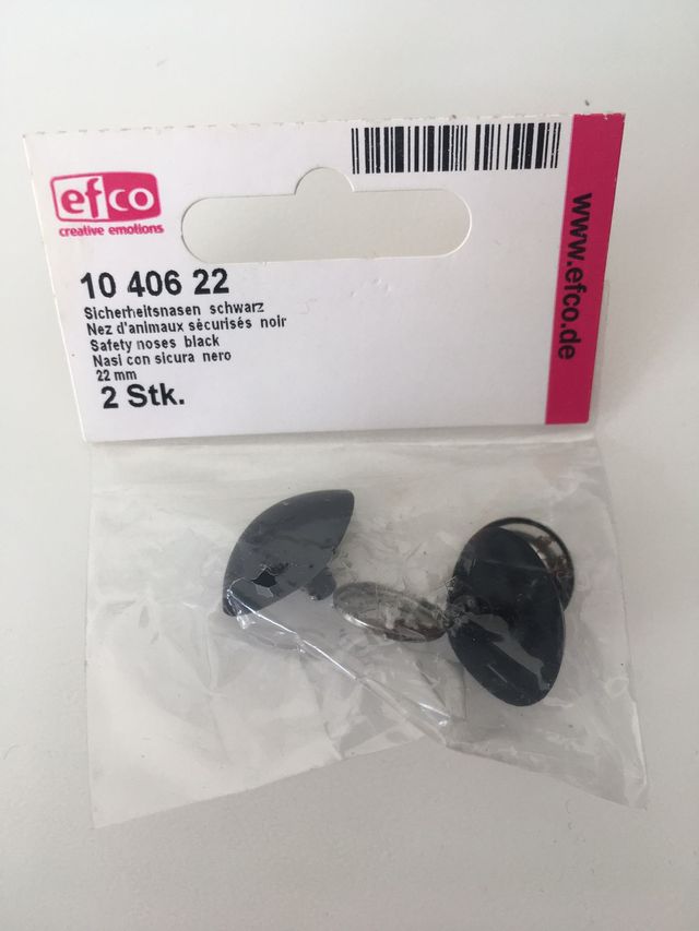 Nariz de seguridad para muñeco · Lote 2 unidades