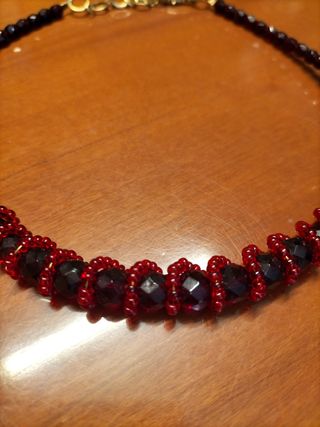 Collar Gargantilla Granate